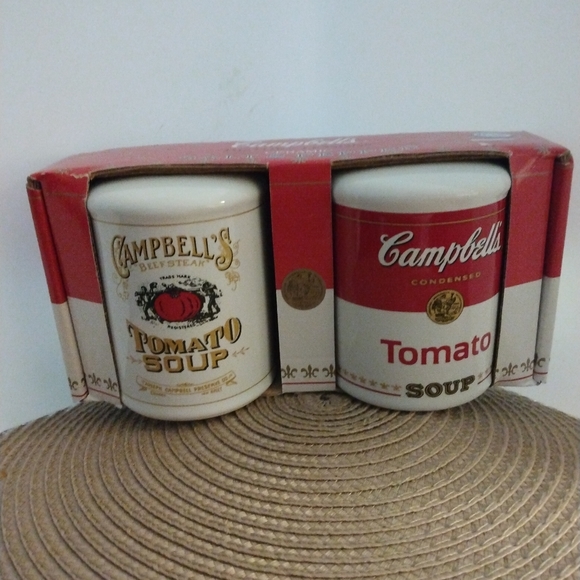 Campbell Soup Kids Ceramic 3 in. Salt & Pepper Set. - Picture 2 of 4